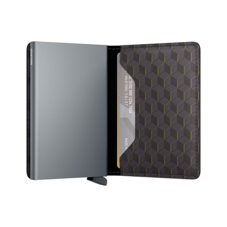 Secrid Slimwallet optical grey yellow